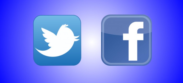 Twitter and Facebook Logo